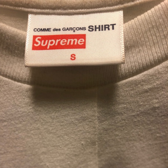 Supreme CDG split box logo - Picture 4 of 8